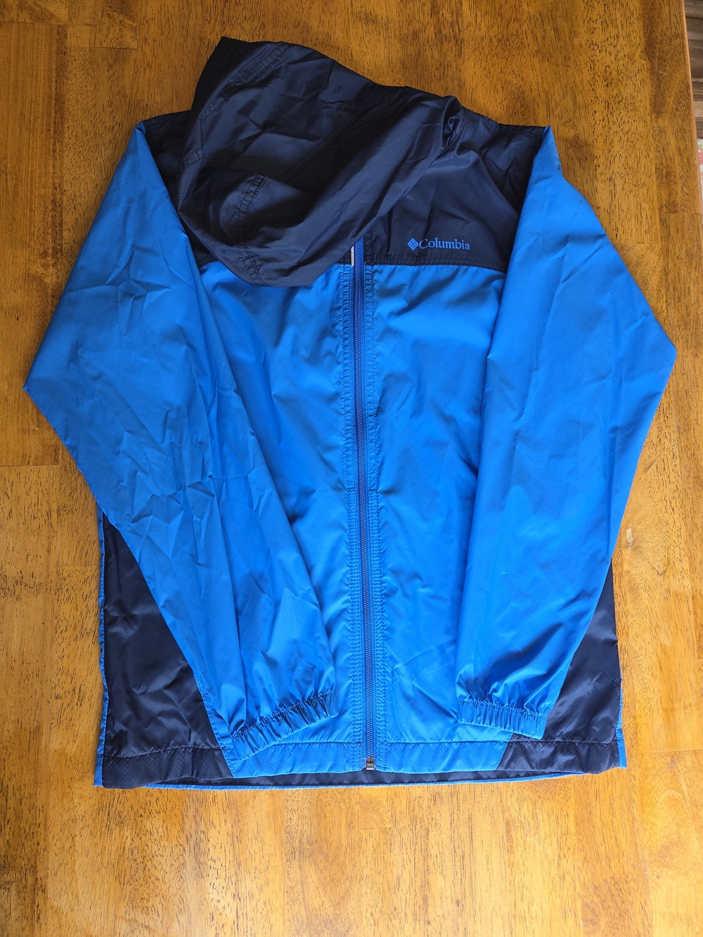 Columbia Windbreaker Jacket Boy’s Blue/Navy Size L Youth